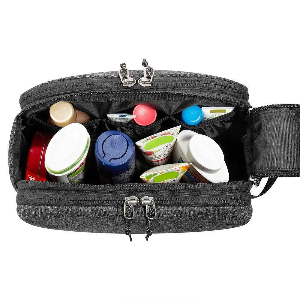 Tatonka 6l Double Zip Cosmetic Kulturbeutel, Black Tatonka 6l Double Zip Cosmetic Kulturbeutel, Black
