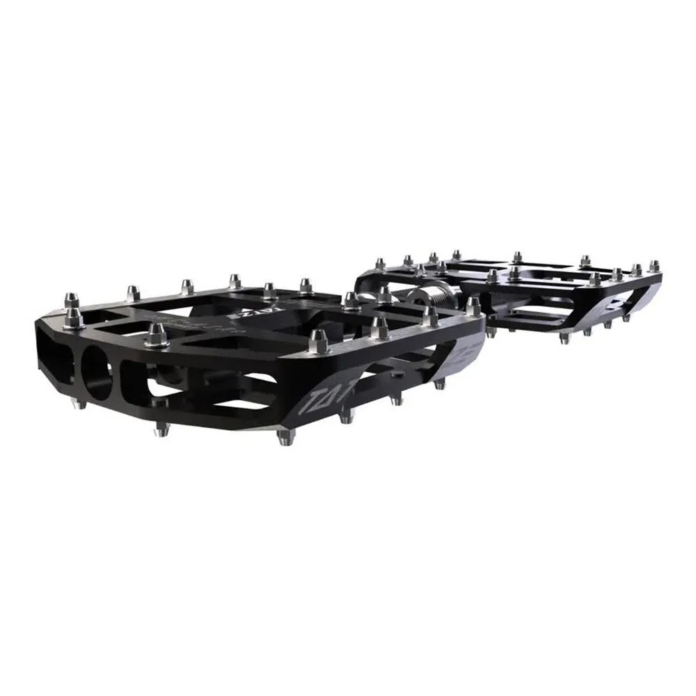 TATZE Mc Air Titanium Pedale, Black / silver, One Size