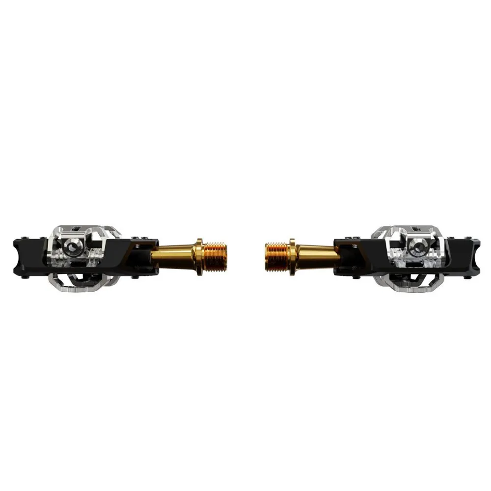 TATZE Mc Fly Titanium Pedale, Black / silver, One Size TATZE Mc Fly Titanium Pedale, Black / silver, One Size