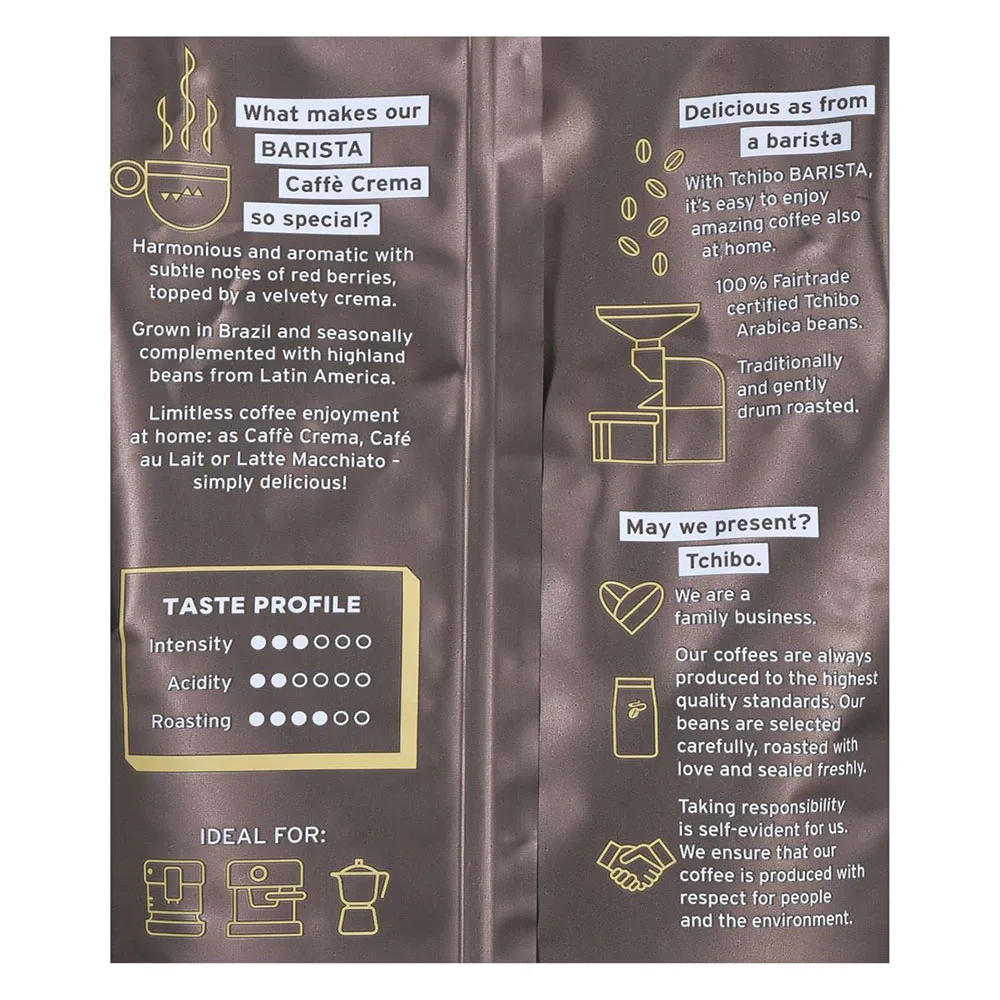 Tchibo Barista Crema 1kg Kaffeebohnen, Brown, One Size Tchibo Barista Crema 1kg Kaffeebohnen, Brown, One Size