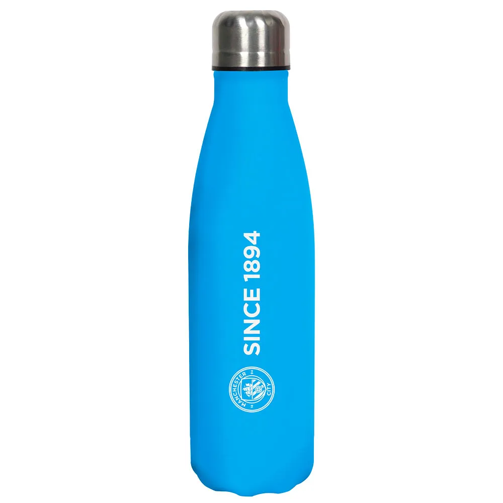 Team Merchandise Manchester City Insulated Thermosflasche 500ml, Blue, One Size Team Merchandise Manchester City Insulated Thermosflasche 500ml, Blue, One Size
