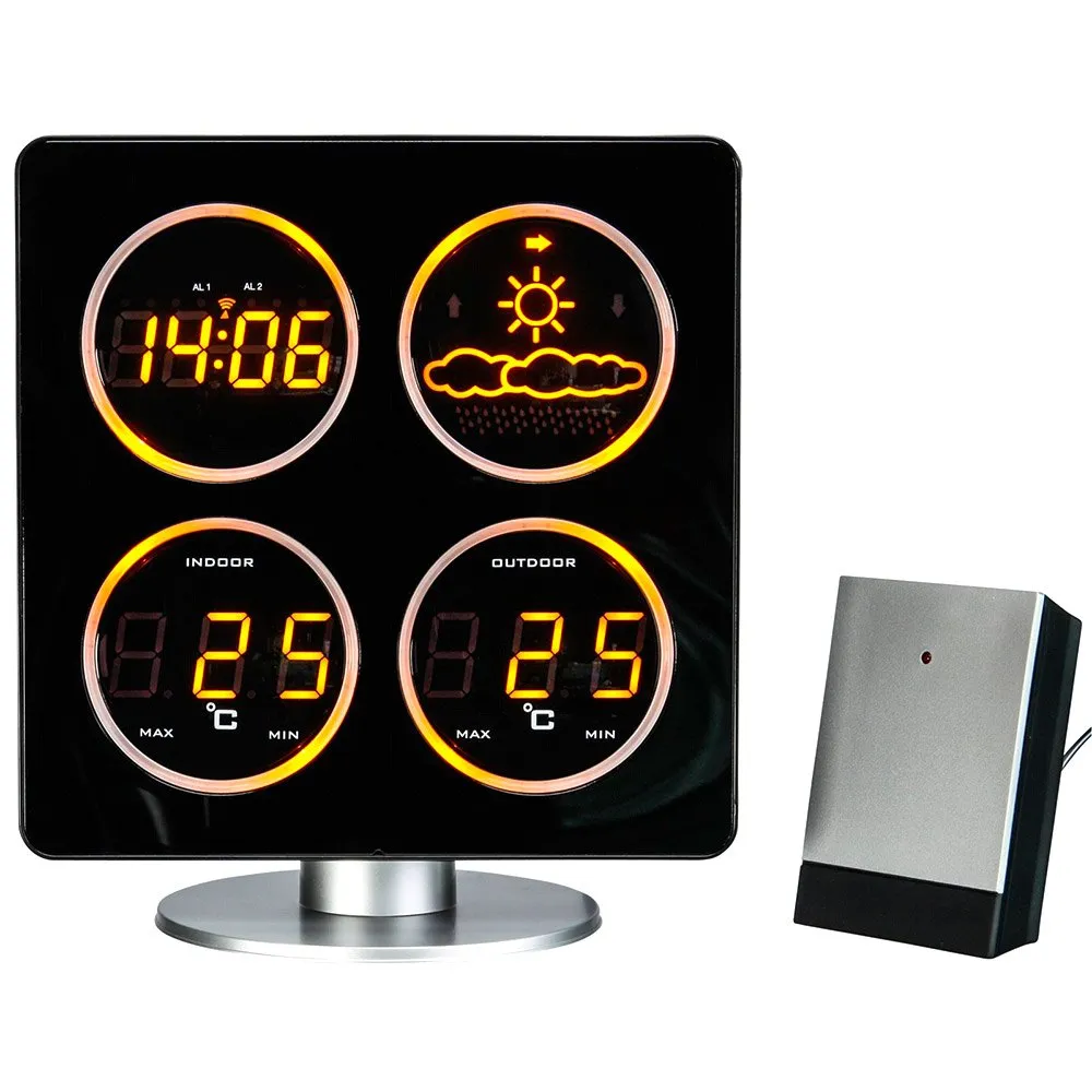 Technoline Ws 6830 Wetterstation, Amber, One Size, EU Plug 220V