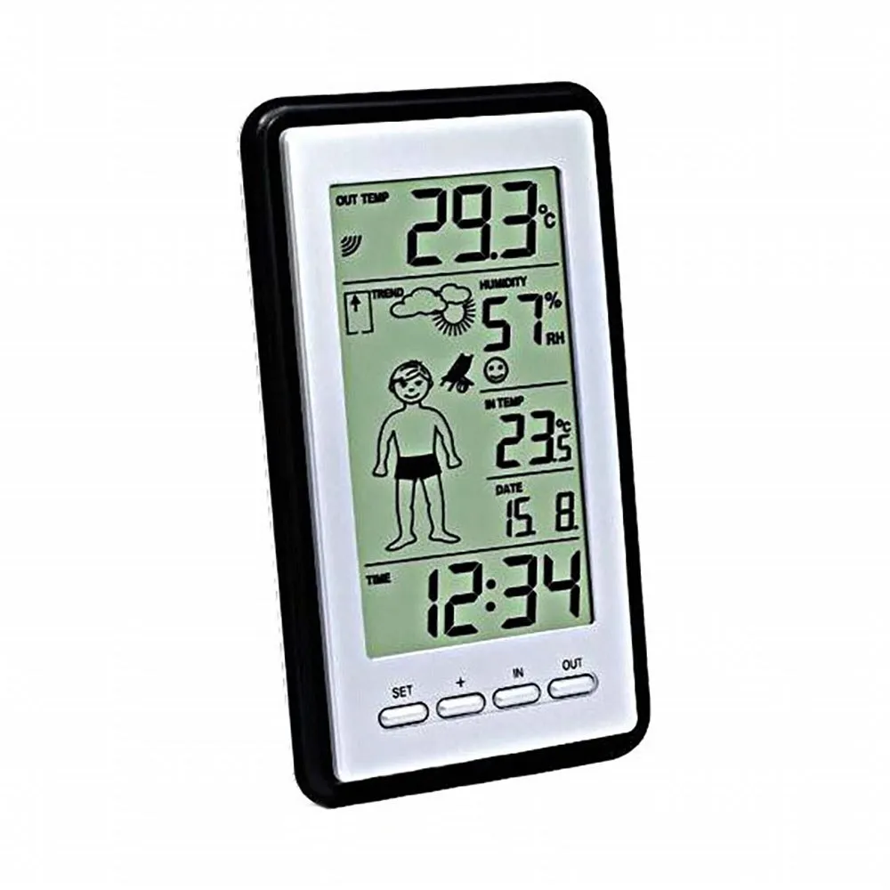 Technoline Ws 9632 Wetterstation, Black, One Size, EU Plug 220V Technoline Ws 9632 Wetterstation, Black, One Size, EU Plug 220V