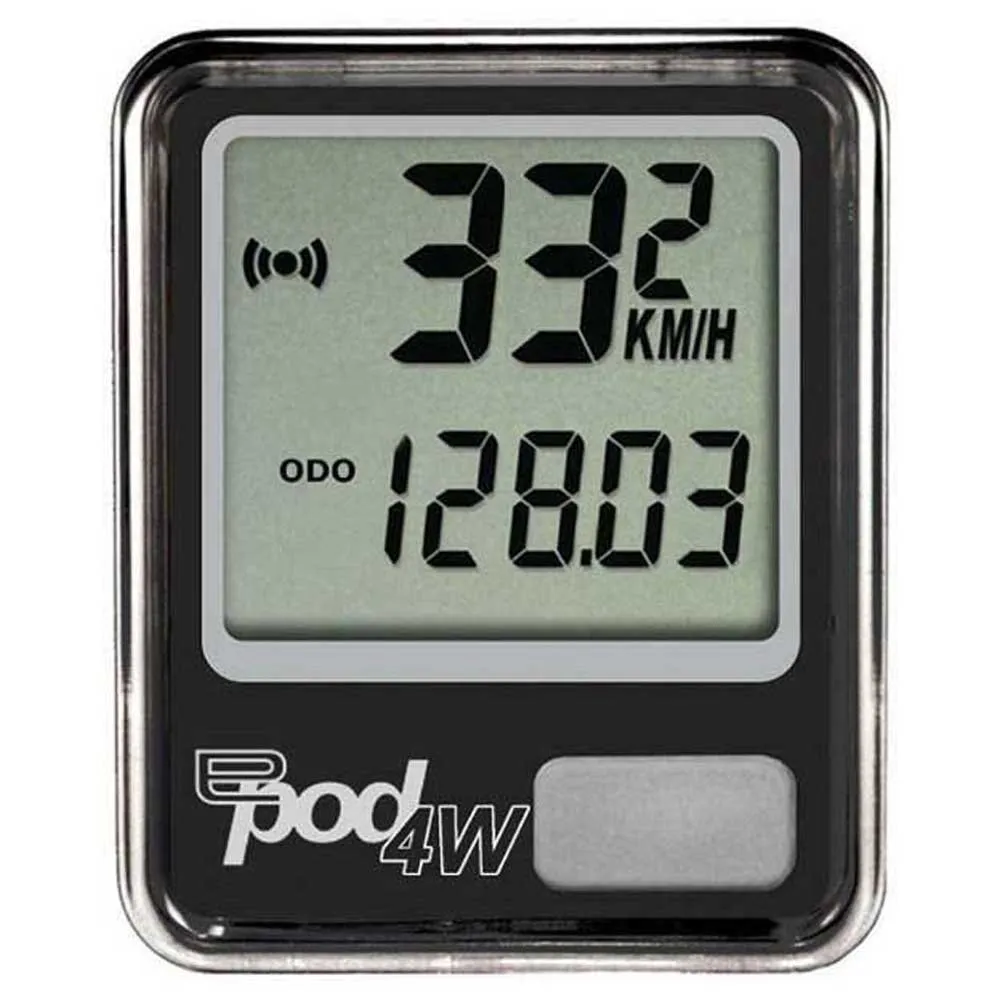 Techwell 4 Function Wireless Fahrradcomputer, Black, One Size Techwell 4 Function Wireless Fahrradcomputer, Black, One Size