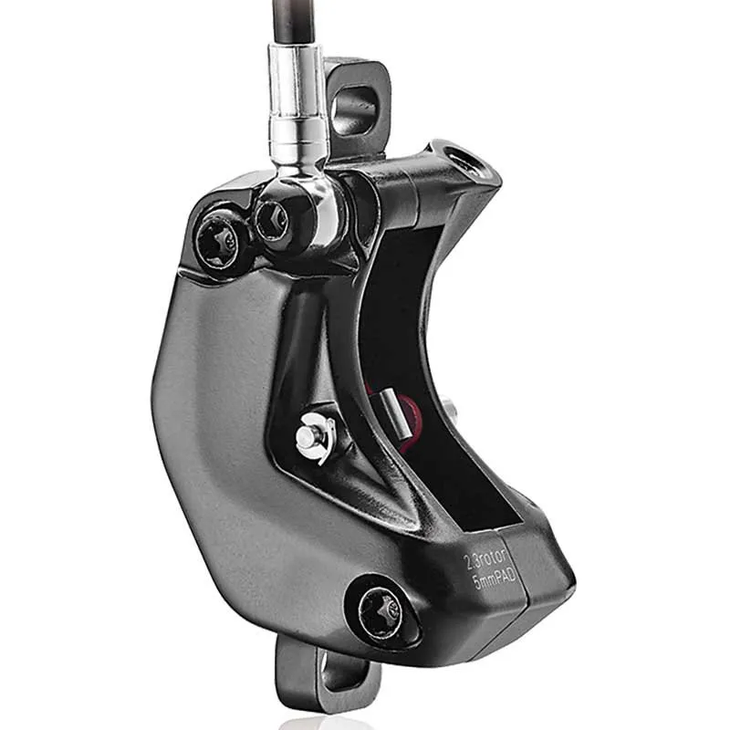 Tektro Auriga Twin+ Linker Bremshebel, Black / red, One Size Tektro Auriga Twin+ Linker Bremshebel, Black / red, One Size