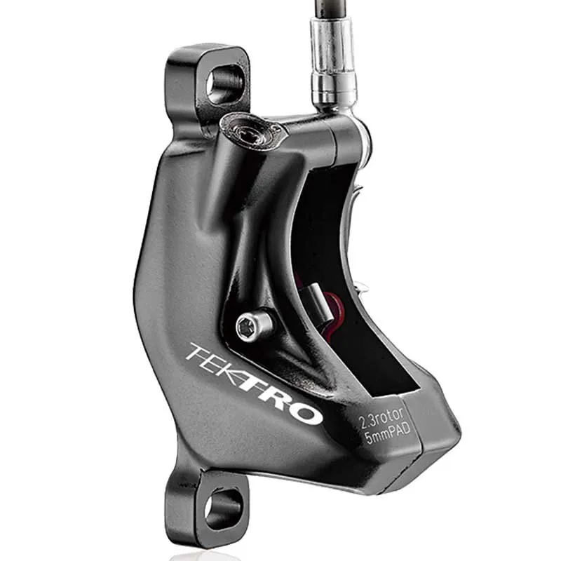 Tektro Auriga Twin+ Linker Bremshebel, Black / red, One Size Tektro Auriga Twin+ Linker Bremshebel, Black / red, One Size