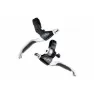 Tektro Bremshebelpaar CL530-RS + CL 535-RT Unisex, silber, TU