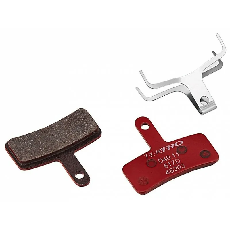 Tektro Ein Paar Bremsbeläge dorado d40.11 Unisex, rot, TU Tektro Ein Paar Bremsbeläge dorado d40.11 Unisex, rot, TU