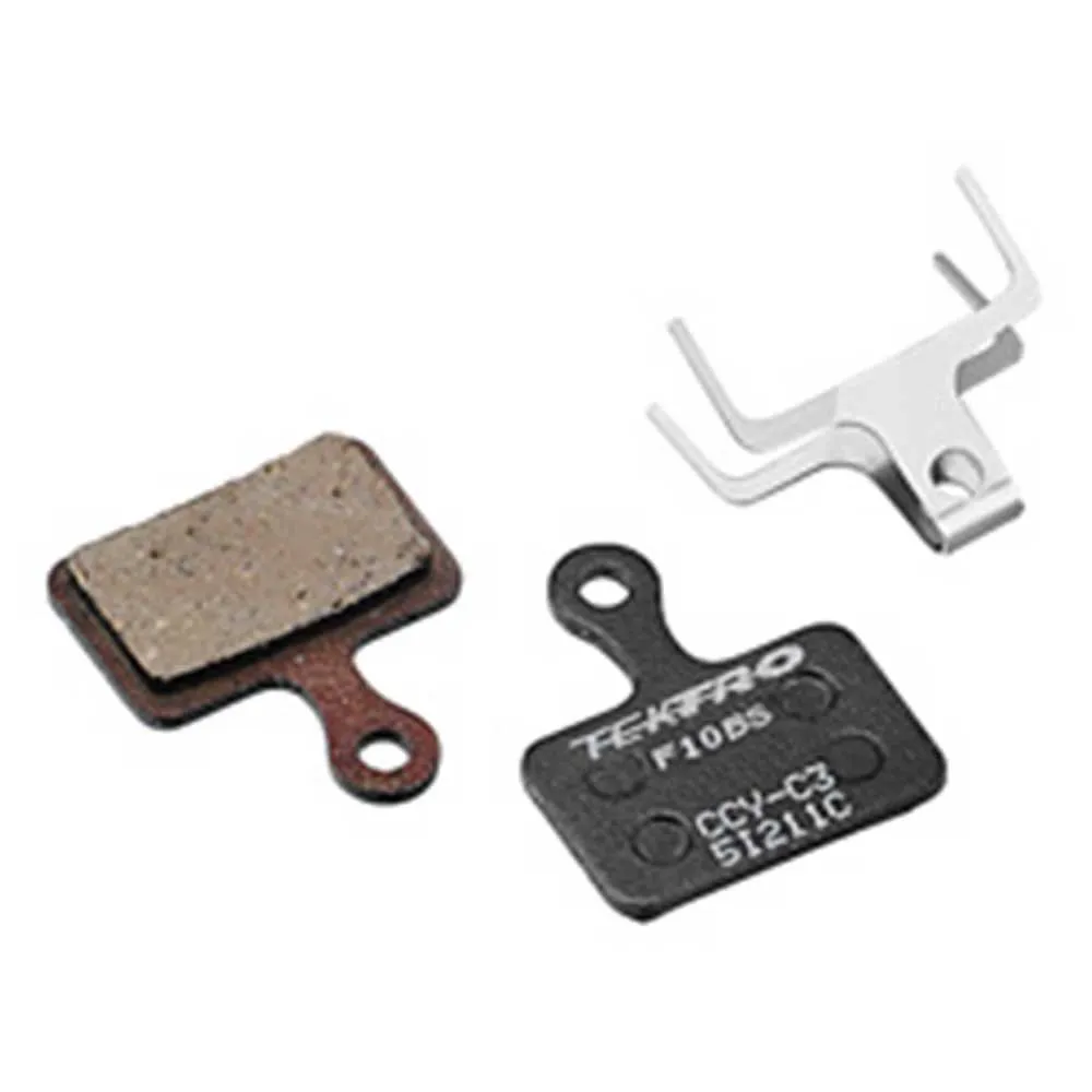 Tektro F10bs Bremsbeläge Aus Halbmetall 15 Einheiten, Red / silver, One Size Tektro F10bs Bremsbeläge Aus Halbmetall 15 Einheiten, Red / silver, One Size