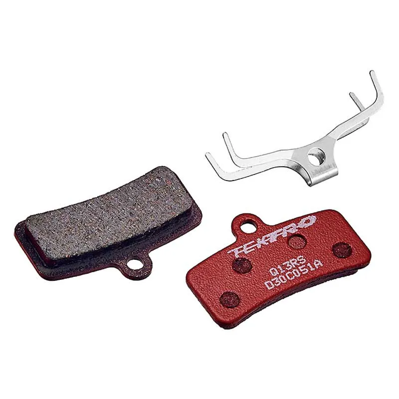 Tektro Q13rs Hd-e740/hd-e745 Harz-scheibenbremsbeläge 10 Einheiten, Red / silver, One Size