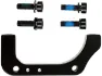 Tektro Scheibenbremsadapter AQ1.0 für 180, Schwarz, HR IS auf PM