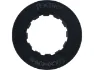 Tektro SP-TR50 Disc Center Lock Verschlussring mit Innenverzahnung, Schwarz, one_size