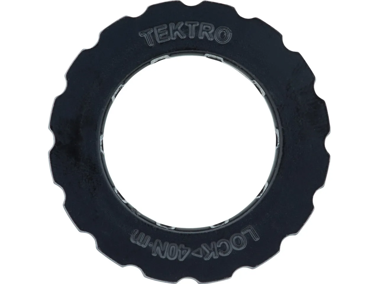Tektro SP-TR55 Disc Center Lock Verschlussring mit Außenverzahnung, Schwarz, one_size Tektro SP-TR55 Disc Center Lock Verschlussring mit Außenverzahnung, Schwarz, one_size