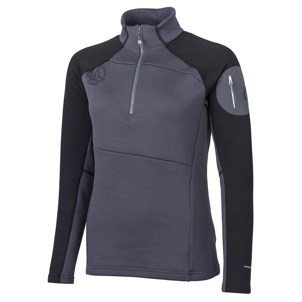Ternua Tokmera Fleece Mit Halbem Reißverschluss, Whales grey Ternua Tokmera Fleece Mit Halbem Reißverschluss, Whales grey