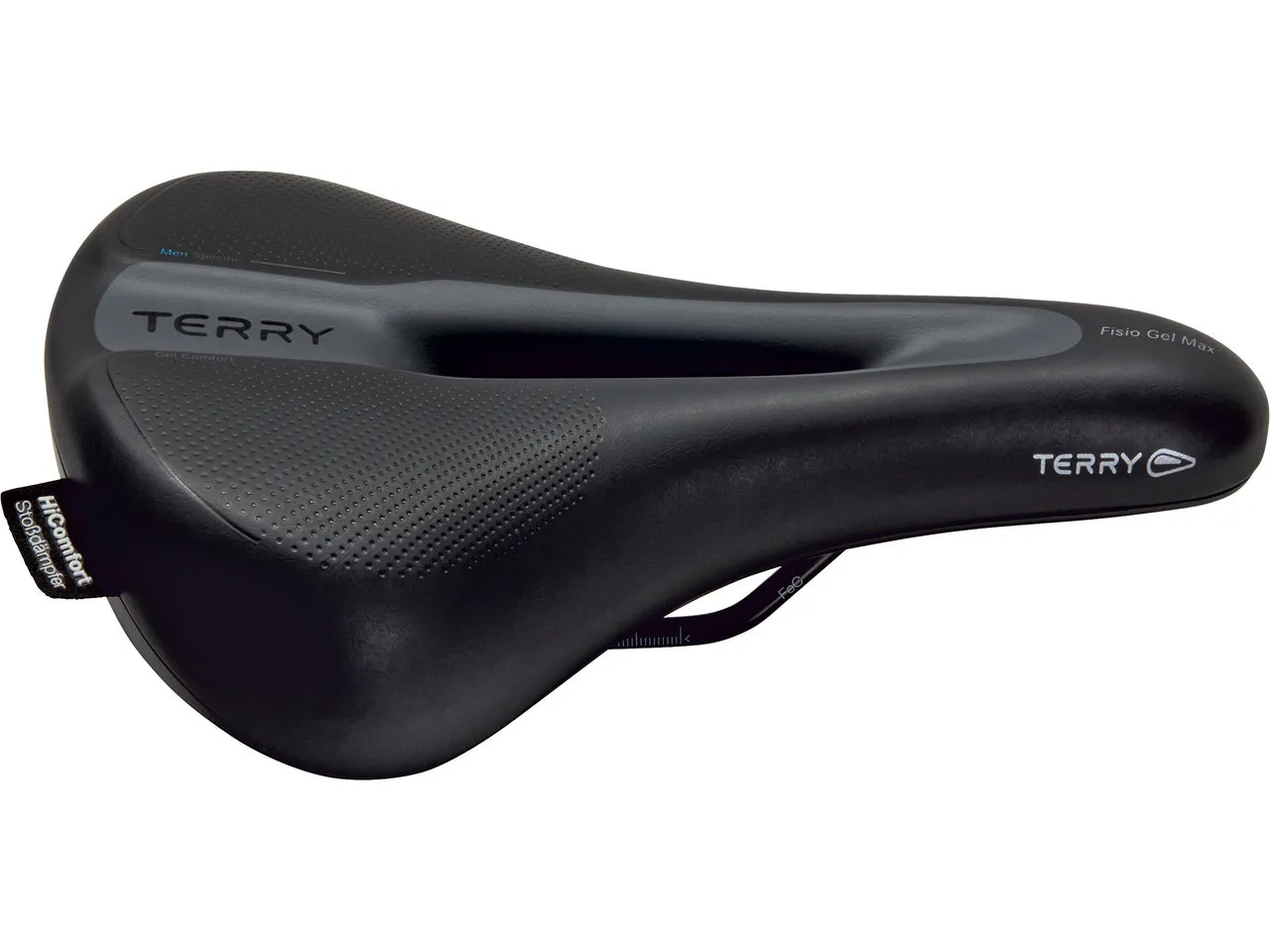 Terry Fisio Flex Gel Max Men Sattel, Schwarz, one_size Terry Fisio Flex Gel Max Men Sattel, Schwarz, one_size