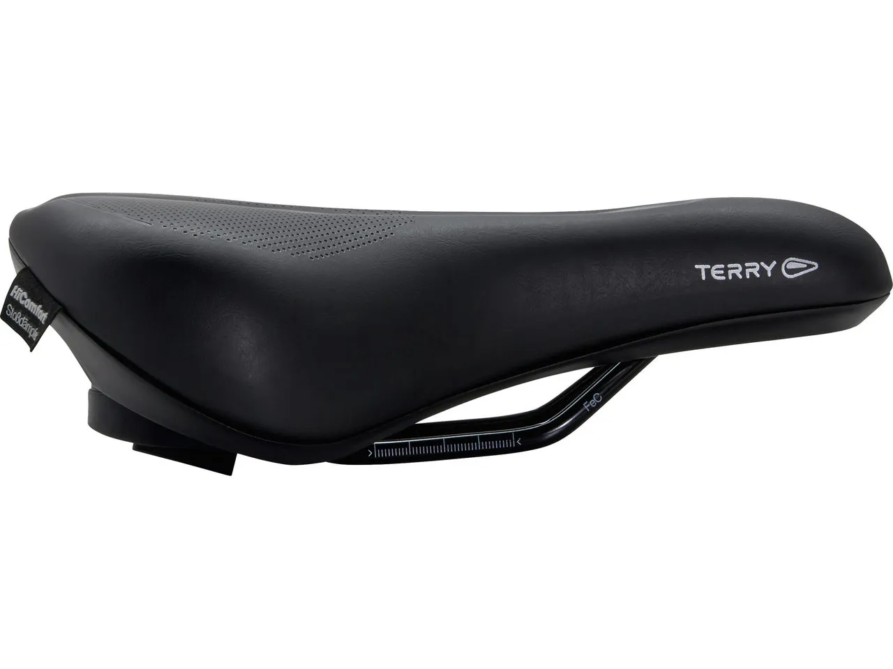 Terry Fisio Flex Gel Max Women Sattel, Schwarz, one_size Terry Fisio Flex Gel Max Women Sattel, Schwarz, one_size