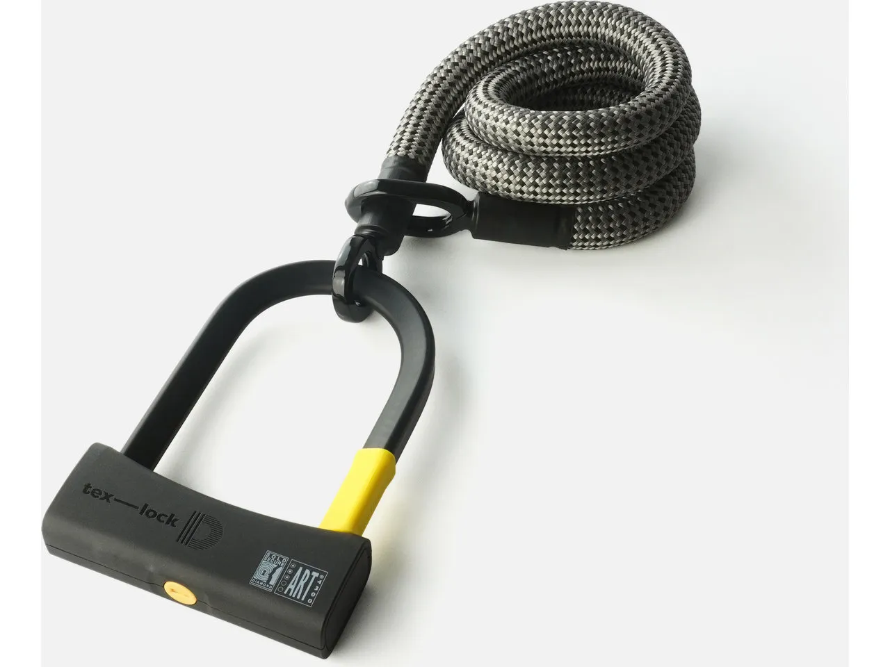 tex-lock eyelet Kettenschloss + D-lock Mini-Bügelschloss