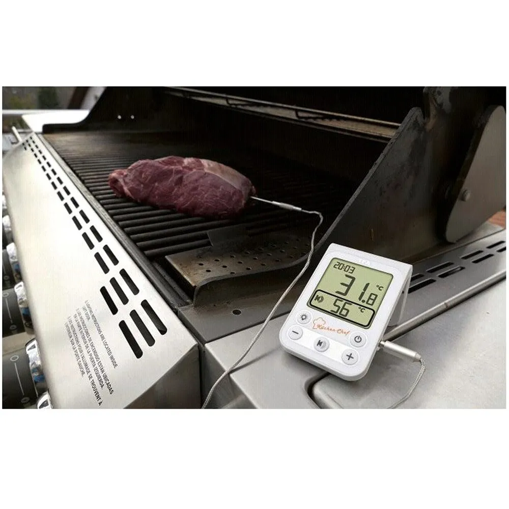 Tfa Dostmann 14.1510.02 Kitchen Chef Digital Bbq Thermometer, White, One Size Tfa Dostmann 14.1510.02 Kitchen Chef Digital Bbq Thermometer, White, One Size