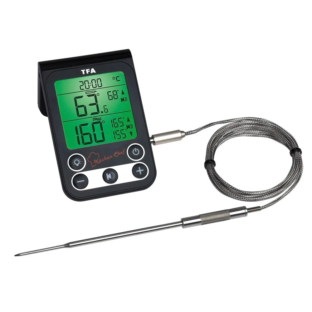 Tfa Dostmann 14.1512.01 Kitchen Chef Thermometer, Black / silver, One Size Tfa Dostmann 14.1512.01 Kitchen Chef Thermometer, Black / silver, One Size