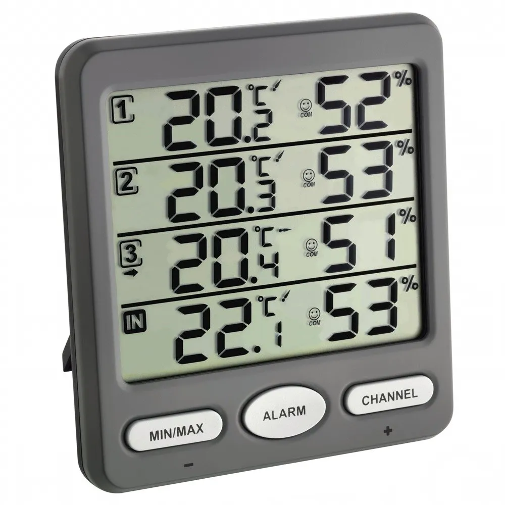 Tfa Dostmann 30.3054.10 Klima Wireless Wetterstation, Grey, One Size, EU Plug 220V Tfa Dostmann 30.3054.10 Klima Wireless Wetterstation, Grey, One Size, EU Plug 220V