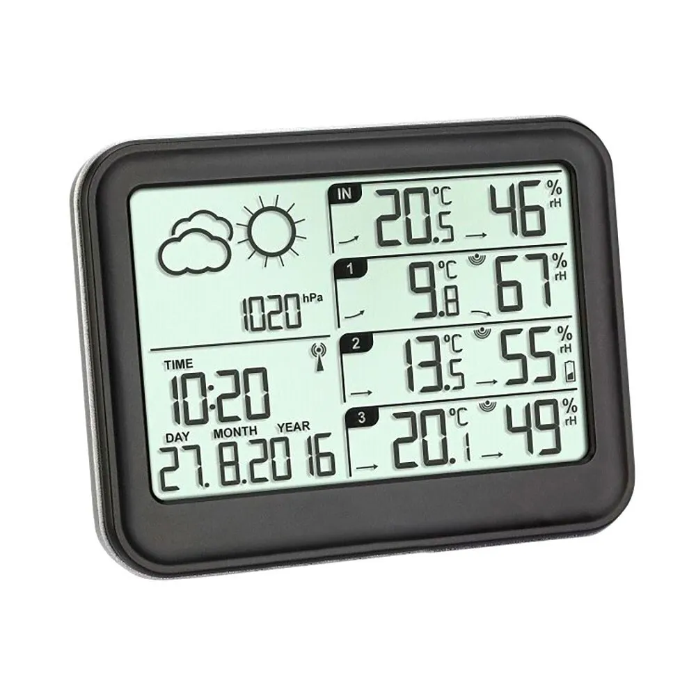 Tfa Dostmann 35.1142.01 View Wetterstation, Black, One Size, EU Plug 220V Tfa Dostmann 35.1142.01 View Wetterstation, Black, One Size, EU Plug 220V