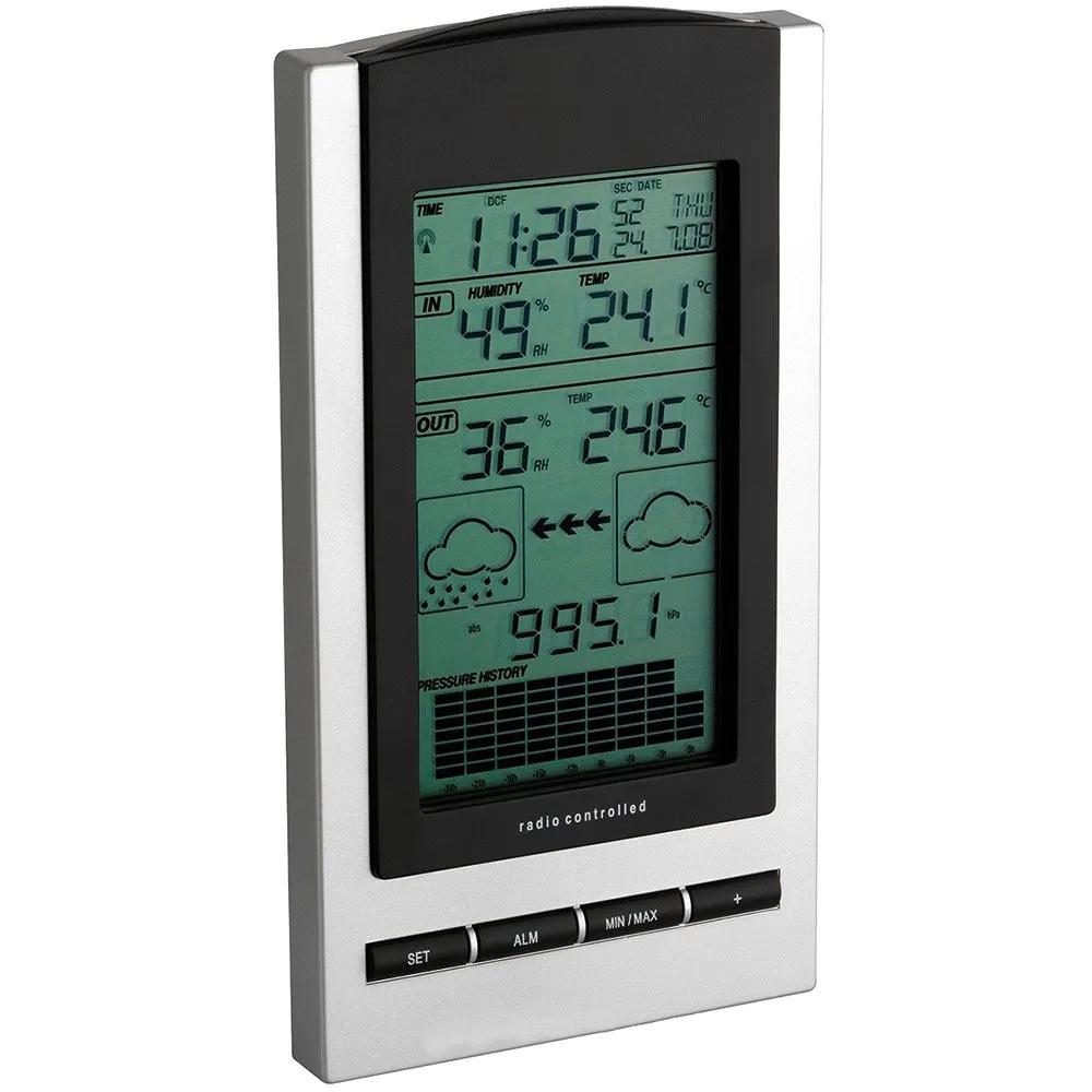 Tfa Dostmann 351083 Wetterstation, Silver, One Size, EU Plug 220V