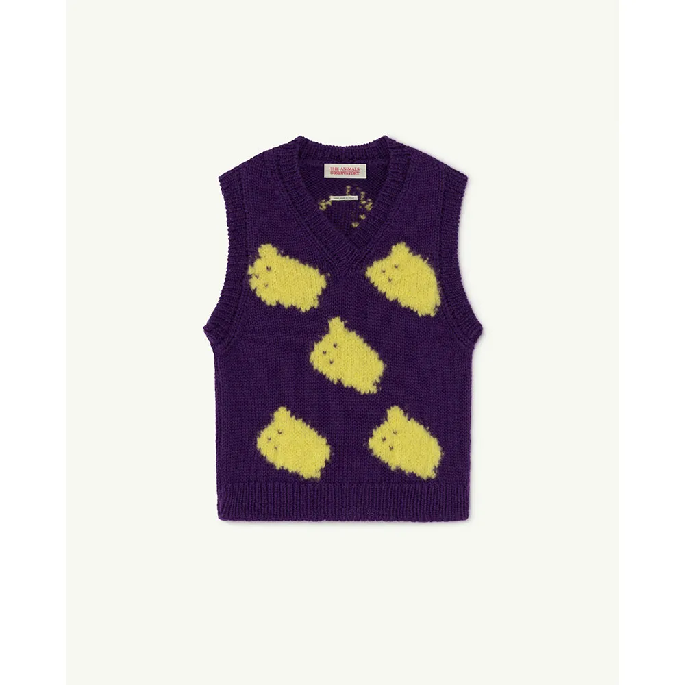 The Animals Observatory Arty Bat Weste, Lilac, 2Y The Animals Observatory Arty Bat Weste, Lilac, 2Y
