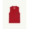 The Animals Observatory Plain Bat Weste, Red, 3Y