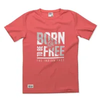 The Indian Face Born To Be Free Kurzarm-t-shirt The Indian Face Born To Be Free Kurzarm-t-shirt