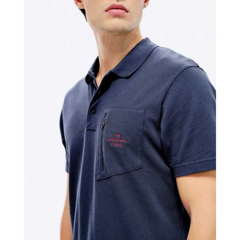 The Mountain Studio Camp 4 Organic Cotton Piké Kurzarm-poloshirt The Mountain Studio Camp 4 Organic Cotton Piké Kurzarm-poloshirt