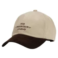 The Mountain Studio Cotton With Suede Brim Kappe The Mountain Studio Cotton With Suede Brim Kappe