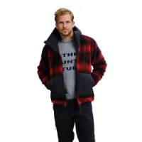 The Mountain Studio Rocky Mountain Check Fleece Mit Durchgehendem Reißverschluss