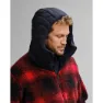 The Mountain Studio Rocky Mountain Check Fleece Mit Durchgehendem Reißverschluss, High risk red