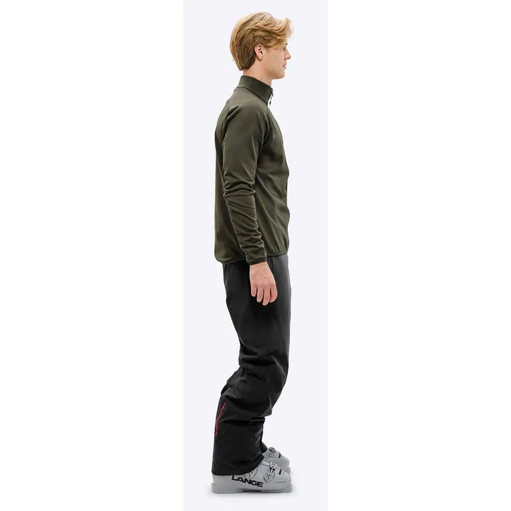 The Mountain Studio Tecno Grid T-neck Fleece Mit Durchgehendem Reißverschluss The Mountain Studio Tecno Grid T-neck Fleece Mit Durchgehendem Reißverschluss