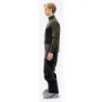 The Mountain Studio Tecno Grid T-neck Fleece Mit Durchgehendem Reißverschluss