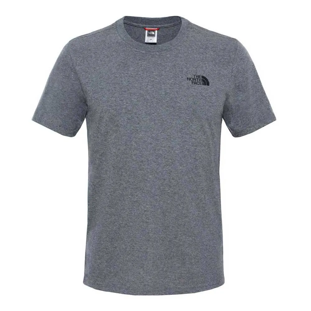 The North Face Simple Dome Kurzarm-t-shirt, Tnf medium grey heather The North Face Simple Dome Kurzarm-t-shirt, Tnf medium grey heather