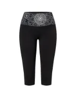 The Spirit of OM Damen Yogatight Capri Madhya 3/4