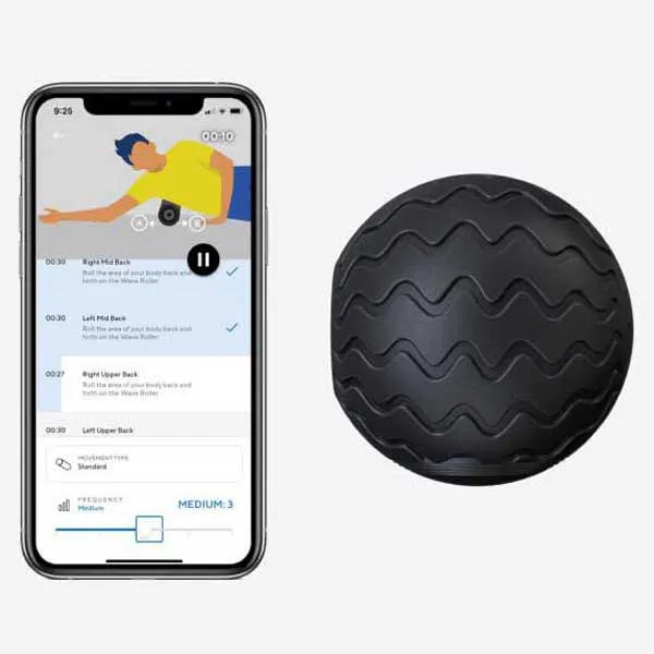 Theragun Wave Solo Massageball, Black, One Size Theragun Wave Solo Massageball, Black, One Size