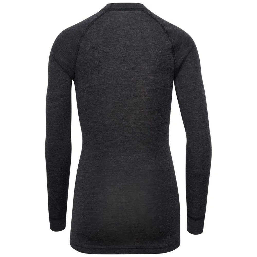 Thermowave Merino Warm Junior Langarm-baselayer, Dark grey melange, 11-12Y Thermowave Merino Warm Junior Langarm-baselayer, Dark grey melange, 11-12Y