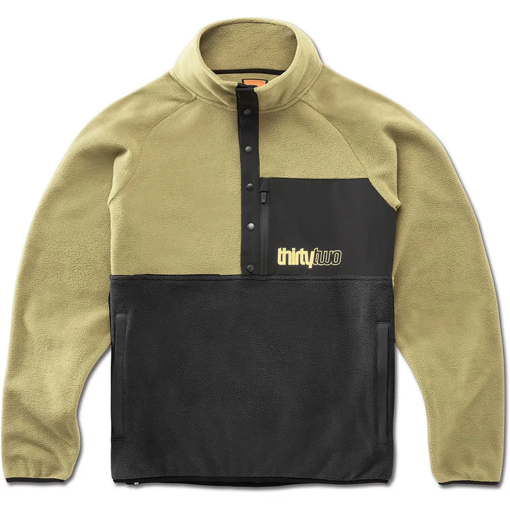 Thirtytwo Rest Stop Anorak Fleece Mit Halbem Reißverschluss Thirtytwo Rest Stop Anorak Fleece Mit Halbem Reißverschluss