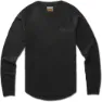 Thirtytwo Ridelite Merino Langarm-baselayer, Black / black