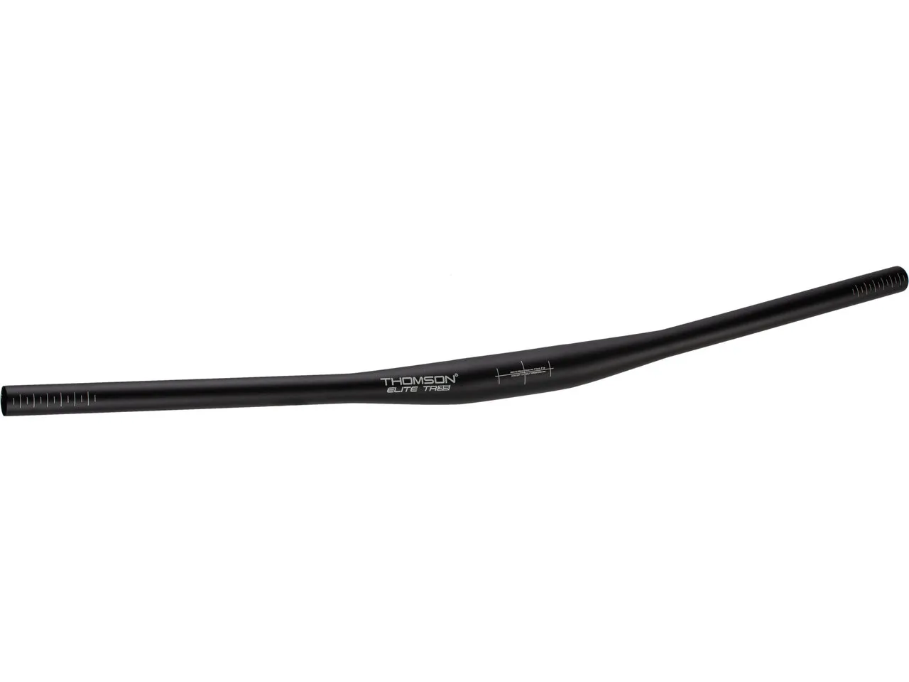 Thomson Elite 35 10 mm Riser Lenker, Schwarz, 800mm 9° Thomson Elite 35 10 mm Riser Lenker, Schwarz, 800mm 9°