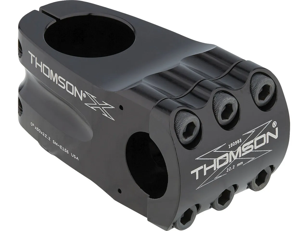Thomson Elite BMX 1 1/8" 22.2 Vorbau, Black, 50mm, 0º Thomson Elite BMX 1 1/8" 22.2 Vorbau, Black, 50mm, 0º
