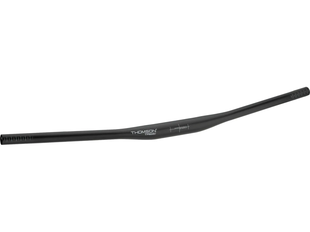 Thomson MTB 35 10 mm Carbon Riser Lenker, Schwarz, 800mm 9° Thomson MTB 35 10 mm Carbon Riser Lenker, Schwarz, 800mm 9°
