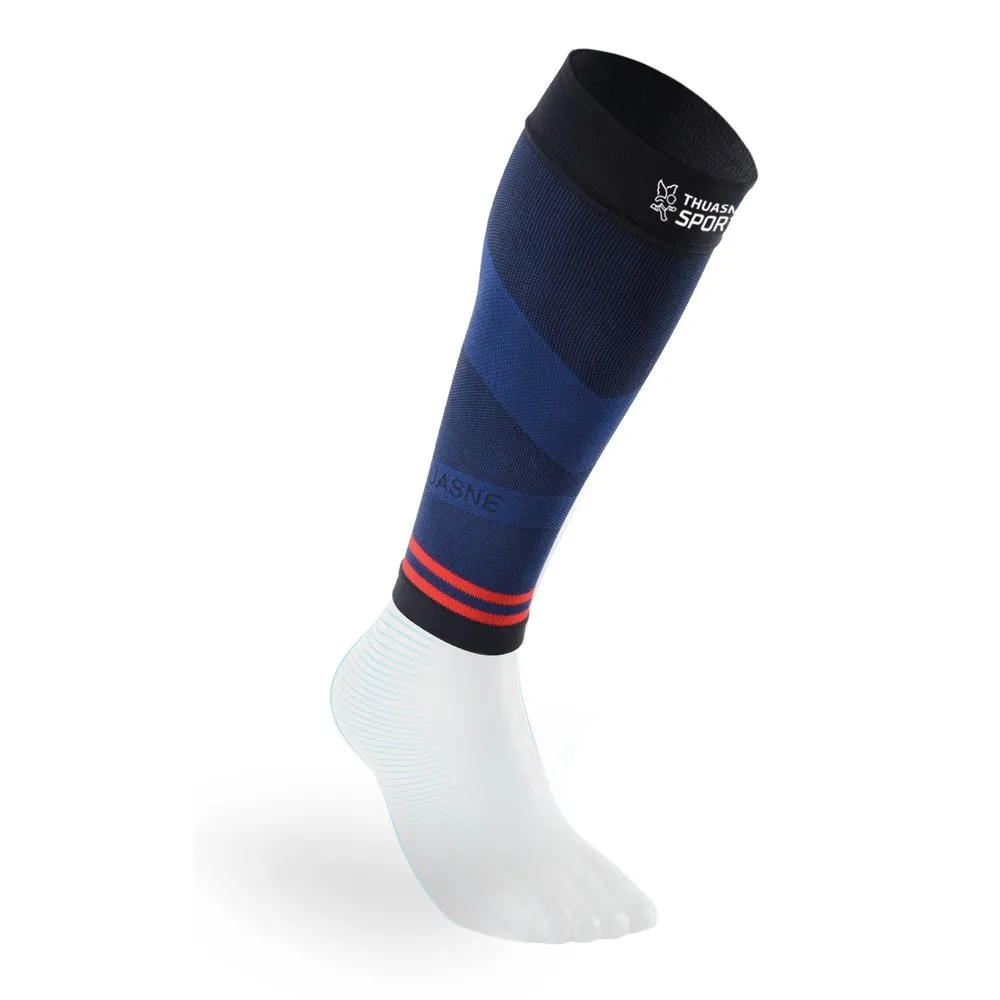 Thuasne Kompressions-wadenhülse, Black / blue / red, XL Thuasne Kompressions-wadenhülse, Black / blue / red, XL