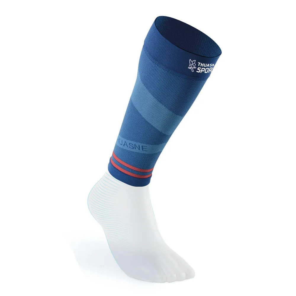 Thuasne Kompressions-wadenhülse, Black / blue / red, XL Thuasne Kompressions-wadenhülse, Black / blue / red, XL