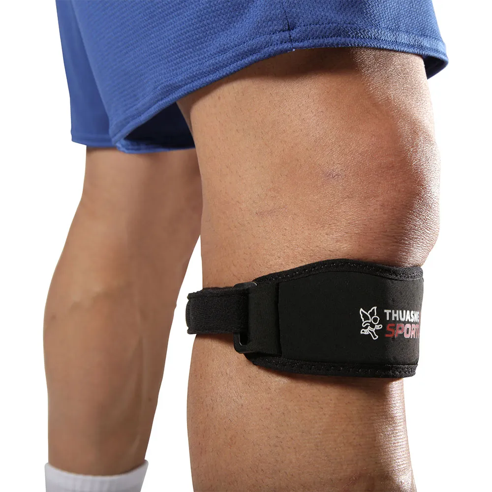 Thuasne Sports Kniebandage, Black, One Size Thuasne Sports Kniebandage, Black, One Size
