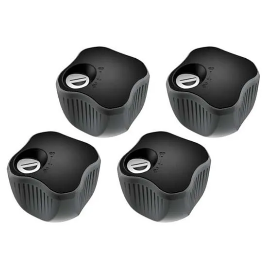 Thule Able Knob 527 Schloss, Black, 4 Units Thule Able Knob 527 Schloss, Black, 4 Units