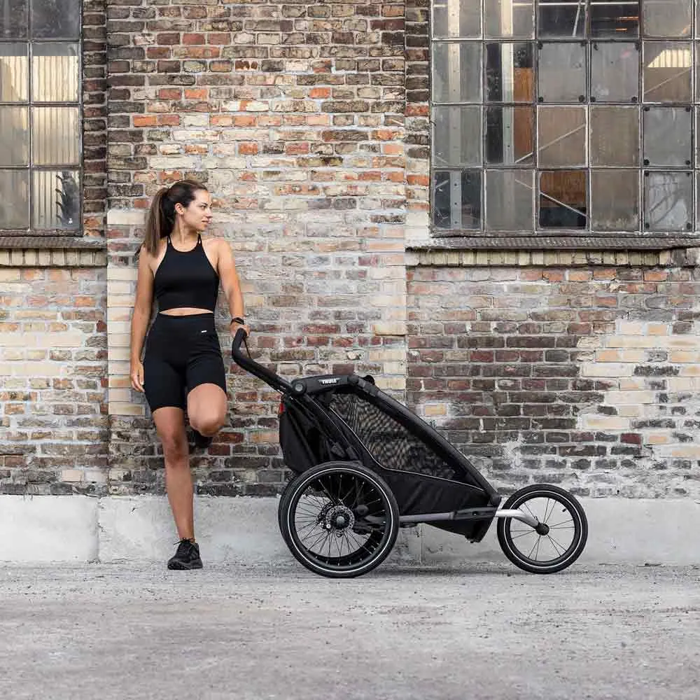 Thule Chariot 2 Jogging-set, Black / silver, One Size Thule Chariot 2 Jogging-set, Black / silver, One Size