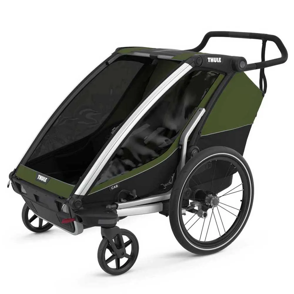 Thule Chariot Cab 2 Fahrradanhänger, Grün, one_size